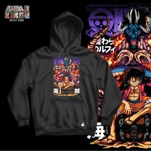 One piece, king of the pirates black hoodie